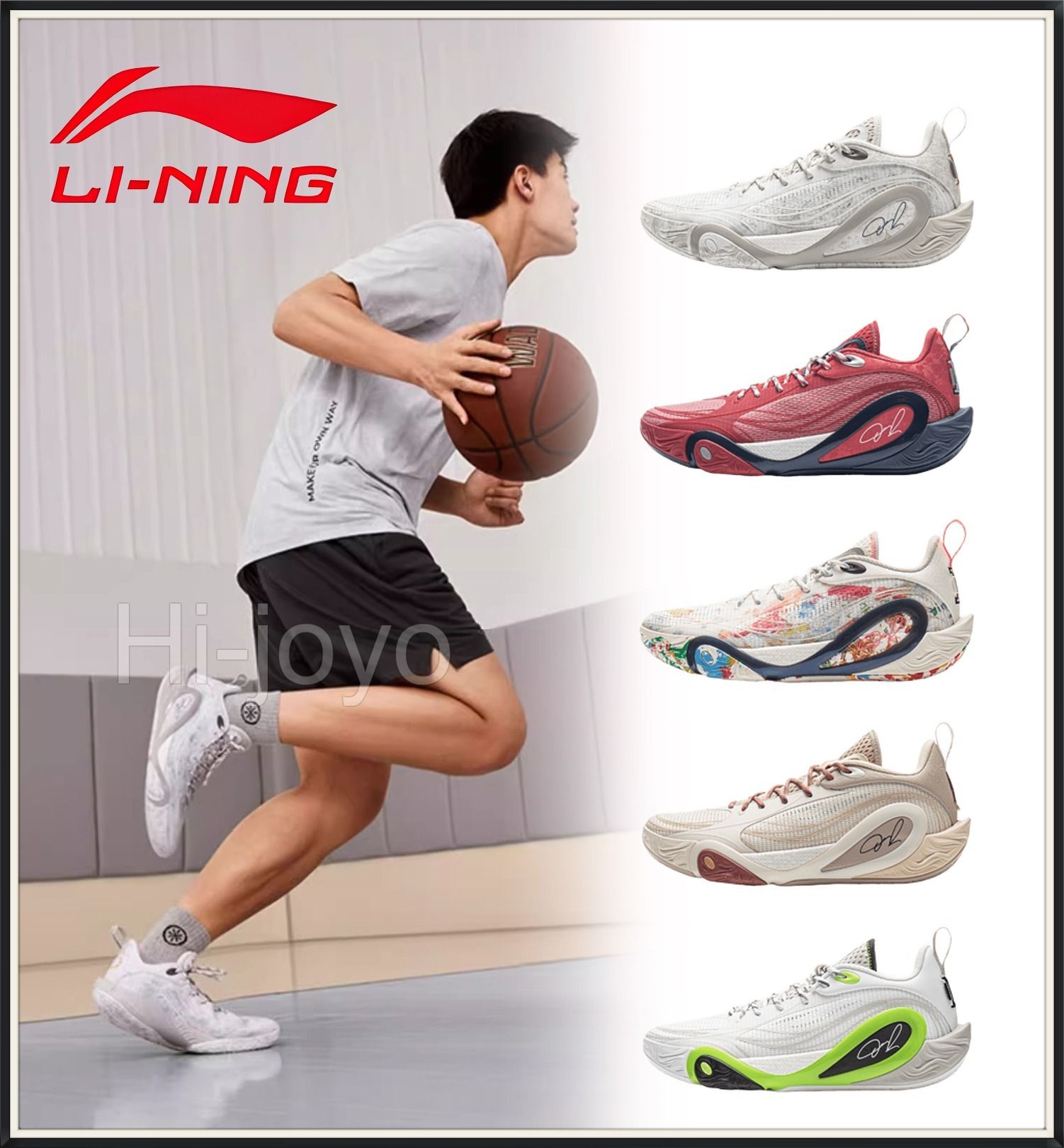 LI-NINGリーニン☆DLO 1 バスケットシューズ スニーカー 5色 (LI-NING
