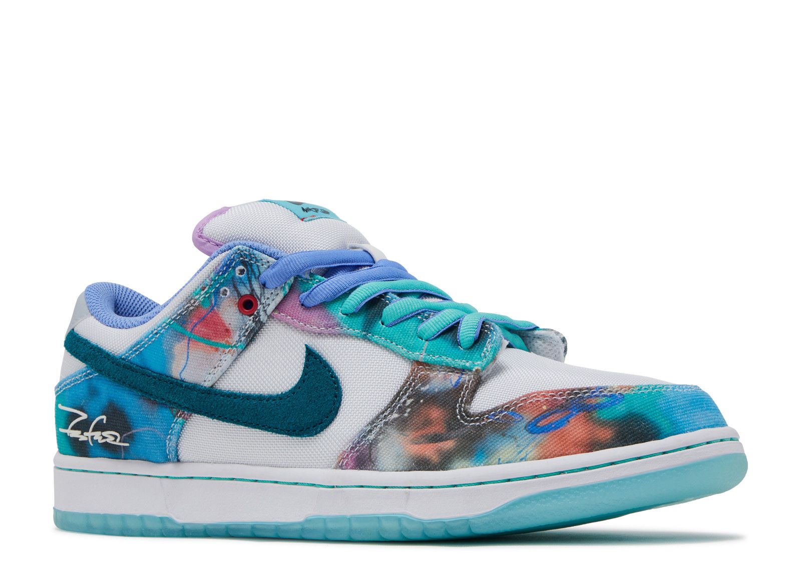 Futura Laboratories X Dunk Low SB 'Bleached Aqua' - Nike - HF6061