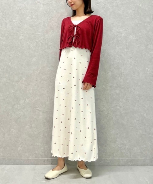 gelato pique（ジェラートピケ）の「チェリー柄ワンピース