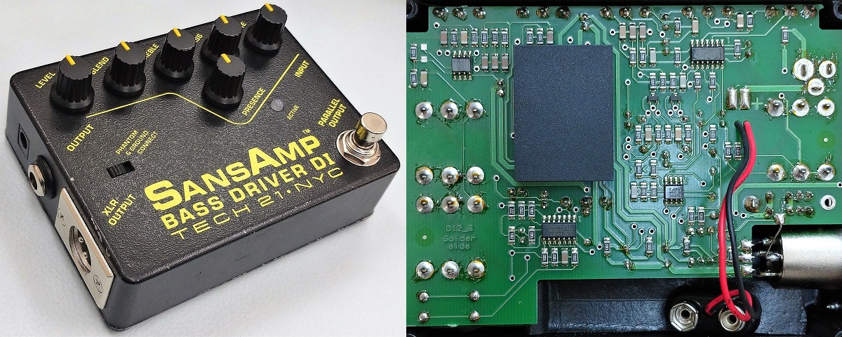 Tech 21 SansAmp Bass Driver DI V1初期型 解析