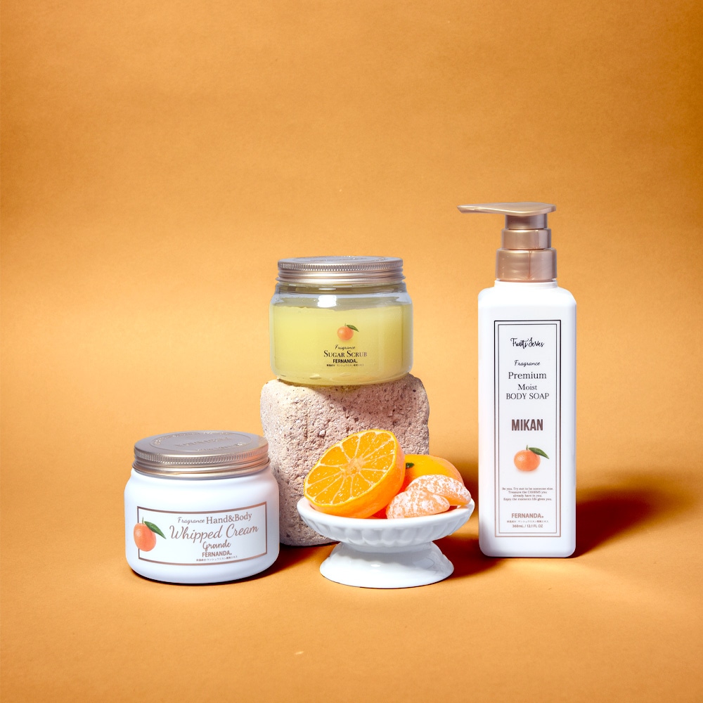 フレグランスハンド＆ボディホイップクリーム グランデ（ミカン