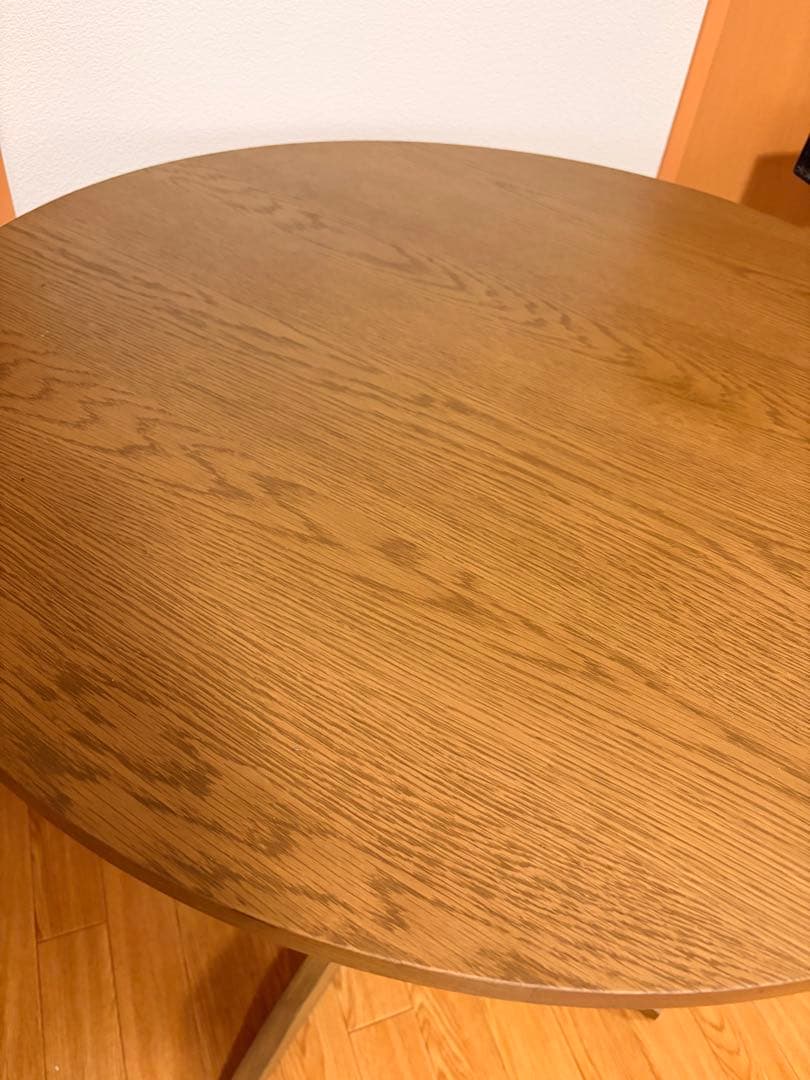 unico LENKI(レンキ) ラウンドテーブル Φ800 ブラウン - メルカリ