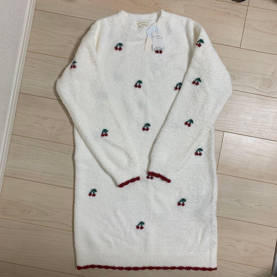 新品タグ付き ジェラートピケ チェリー ジャガードワンピース ジェラートピケ gelato pique CAT ジャガードワンピース （PNK