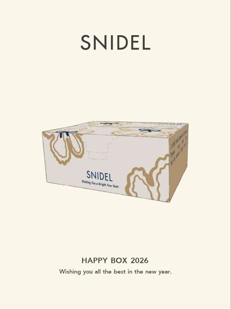 SNIDEL 2026年　HAPPY　BOX福袋 福袋】【SNIDEL】2026年 HAPPY BOX | スナイデル(SNIDEL) | マルイ